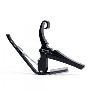 Kyser KG6B Quick Change Capo for 6-string guitars - Black